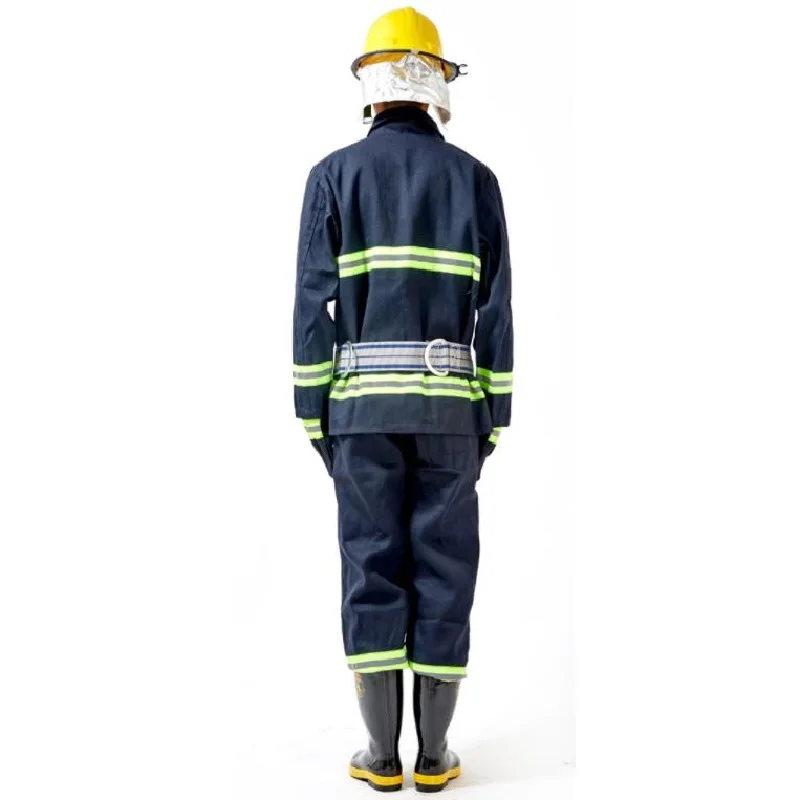 Пожарный костюм Химический Защитный огнестойкий светоотражающие полосы газ-плотный аварийный спасательный бункер одежда