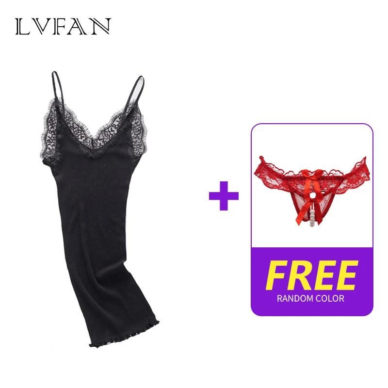 

women lace camisole lingerie femme bottom with breast silk cotton the harness of cultivate morality condole belt LVFAN Y044+N200