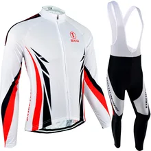 BXIO Promotion Cycling Sets Winter Thermal Fleece Mtb Bicycle Clothing Super Warm Cycling Jersey Long Sleeve Roupa Maillot 076