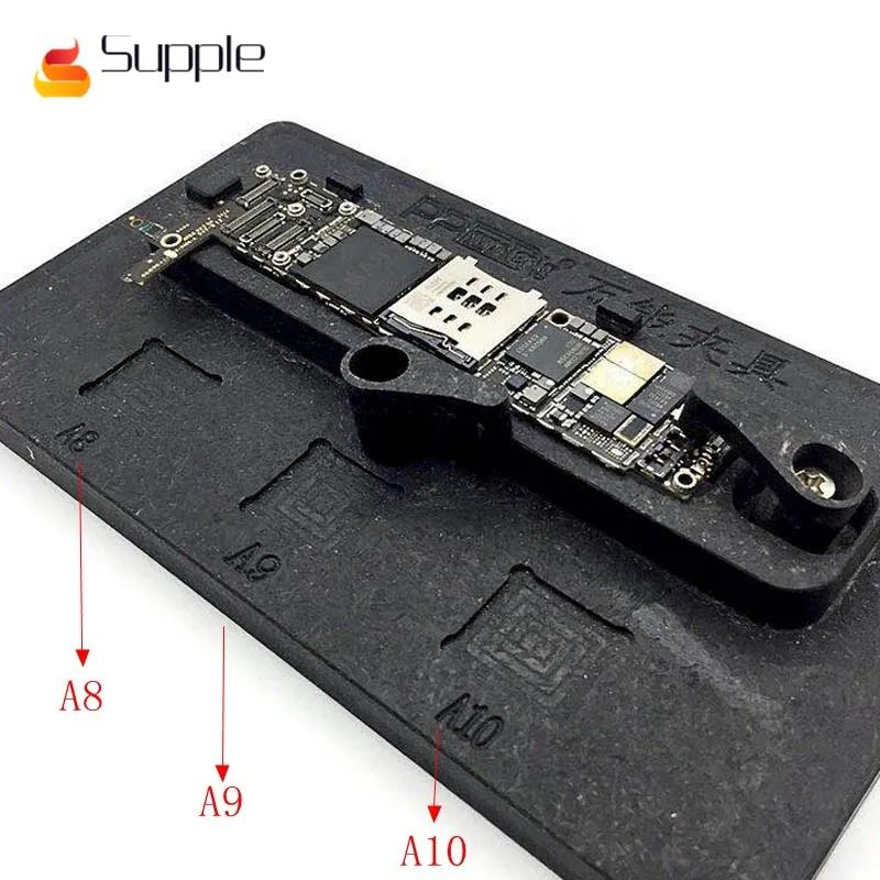 

Supple For iphone A8 A9 A10 High Temperature Phone IC Chip BGA Chip Motherboard Jig Board Holder Repair Tool