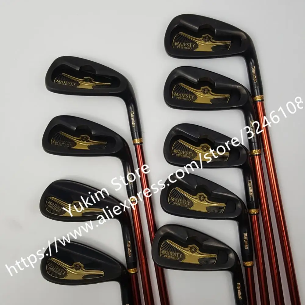 جديد نوادي الجولف Maruman الجلالة Prestigio و 9 جولف الحديد 5-10 P.A.S الحديد نوادي الجرافيت رمح R/S فليكس شحن مجاني