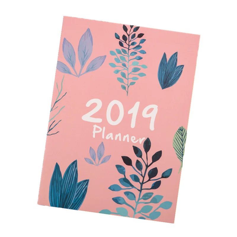 2019 цветок A4 дневники-планировщики Bullet Journal еженедельно ежемесячно планировщик повестки дня школьные канцелярские принадлежности