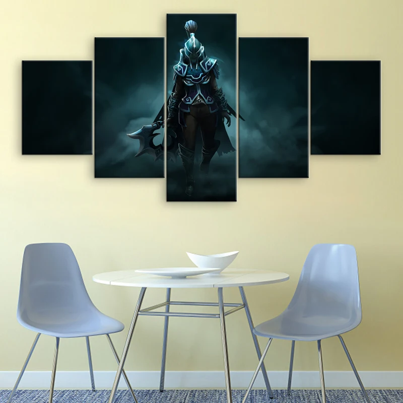  5 Panel Modern Wall Art Dota 2 Phantom Assassin Canvas Painting Pictures Home Decor Artwork CanvasP