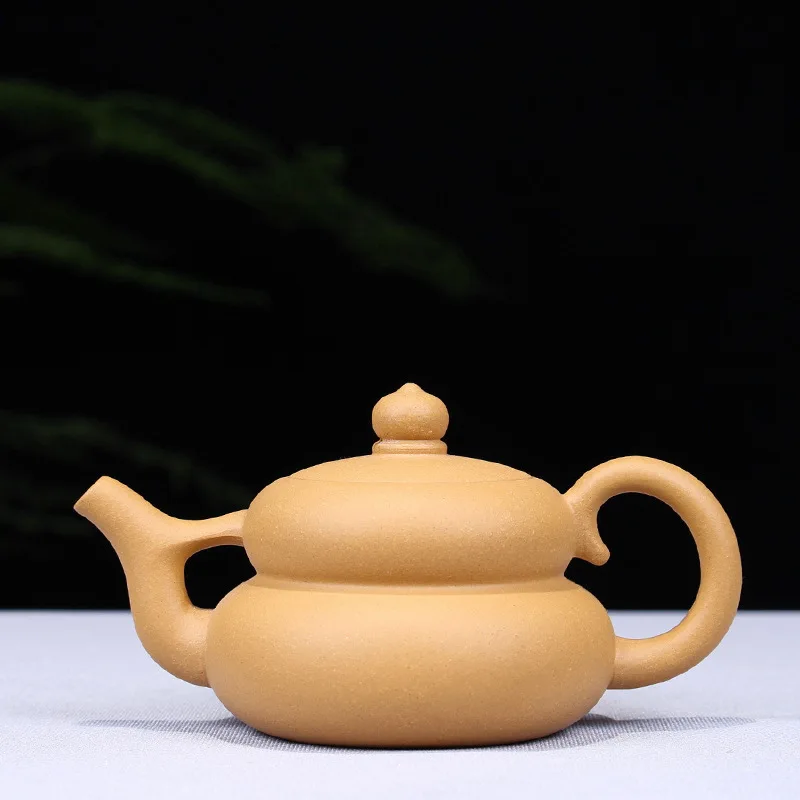 

Quality Goods Manual Raw Ore Section Mud Gourd Kettle Kungfu Online Teapot Tea Set A Piece Of Generation Hair Can Mixed Batch