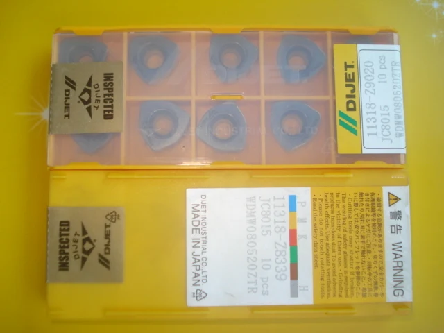 

10PCS carbide inserts WDMW080520ZTR JC8015 Free shipping!
