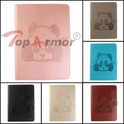 TopArmor 6 видов цветов тиснением панда стент Нескользящие чехол для samsung Galaxy Tab A 10,1 (2016) p580 P585 (не T580) чехол для планшета сумки