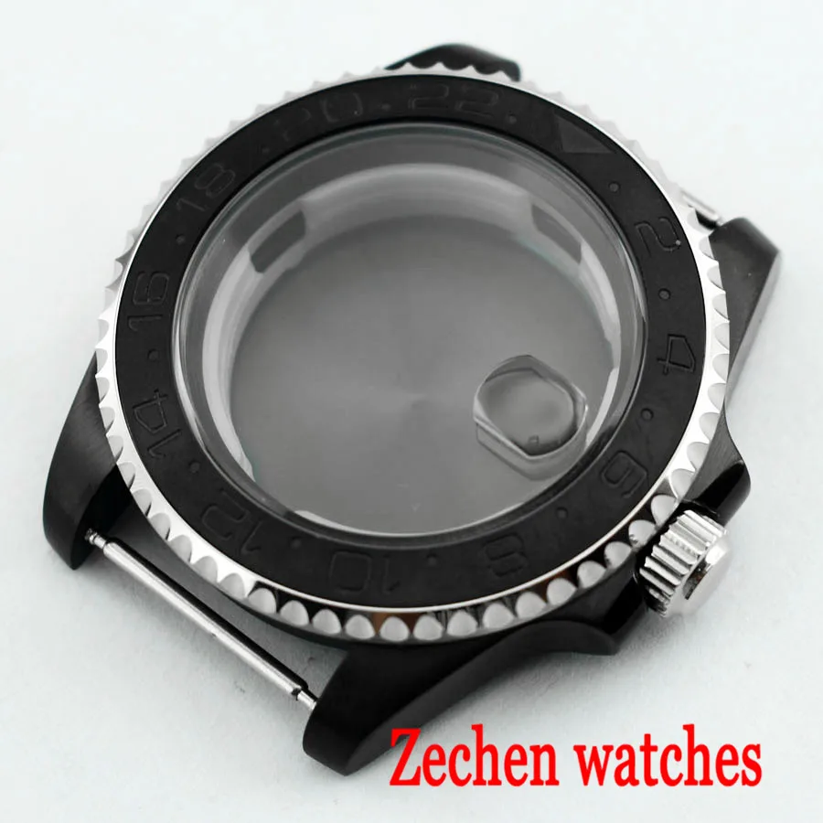 

40mm Stainless Steel Case Fit Miyota8215/8205 automatic ETA 2836 Mingzhu DG 2813/ 3804 Men's case