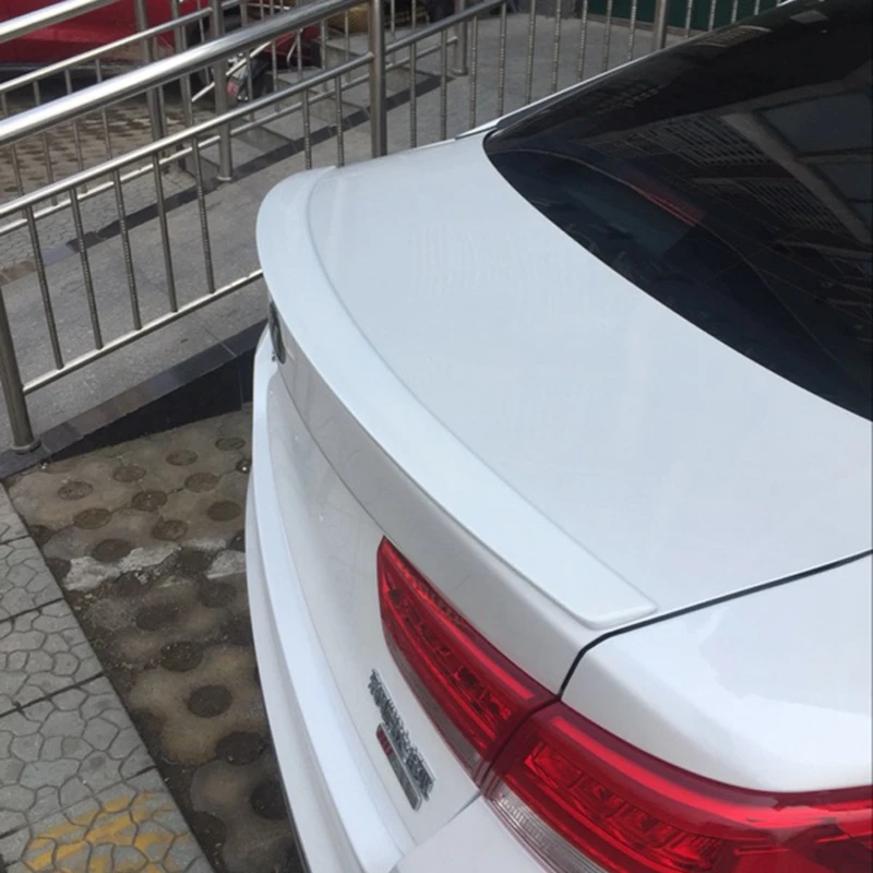 

For Kia K5 Optima 2016 ABS Plastic Material Unpainted Color Rear Trunk Lip Boot Wing Primer Rear Roof Spoiler 1Pcs Car Styling