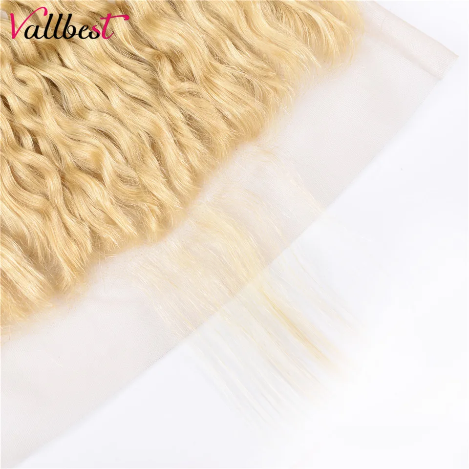 Vallbest Brazilian Deep Wave 613 Bundles With Frontal 100% Human Hair Blonde 4 Bundles With Lace Frontal Remy Hair Extension Vallbest Brazilian Deep Wave 613 Bundles With Frontal 100% Human Hair Blonde 4 Bundles With Lace Frontal Remy Hair Extension