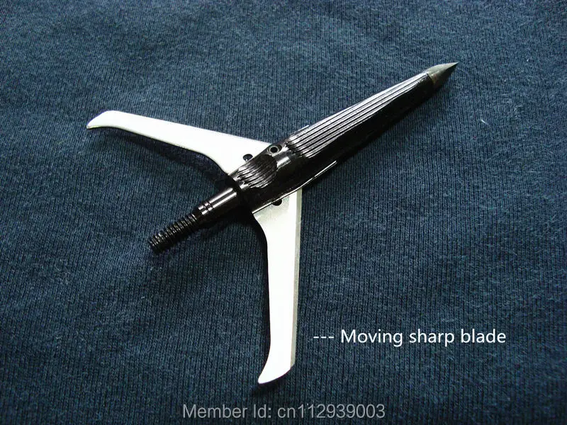 High Quality Archery Hunting Broadheads 170 Grain Moving Blades Arrow