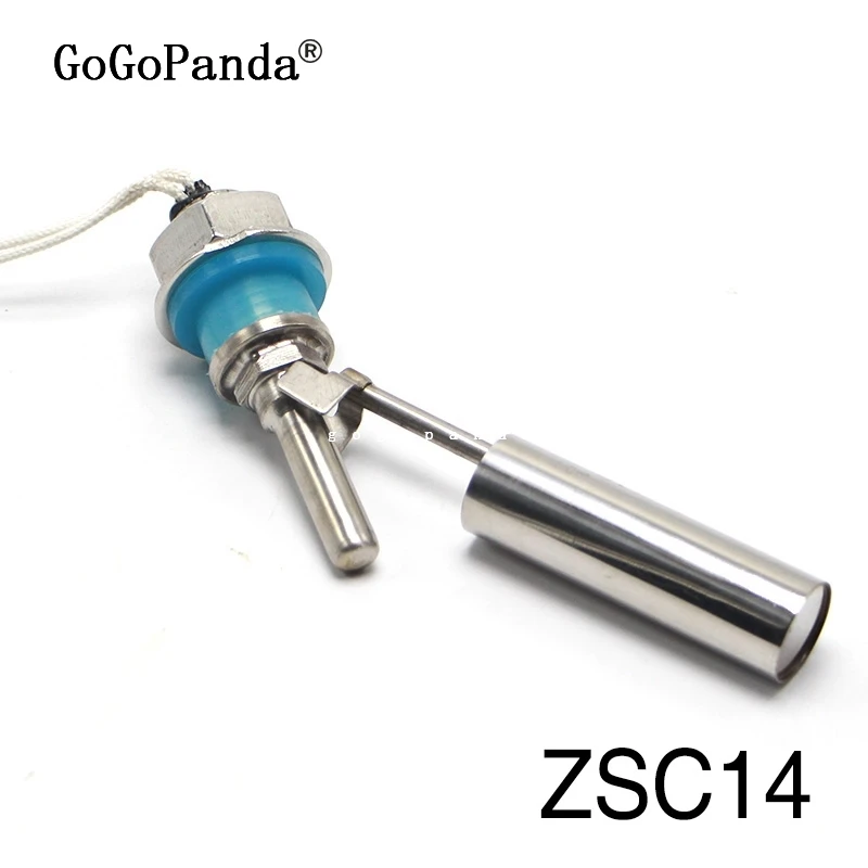 Боковое Крепление резервуар датчик уровня воды Жидкость нержавеющая сталь Поплавковый выключатель ZSC12 100 в/220 В общие ZSC11-ZSC19 - Цвет: ZSC14