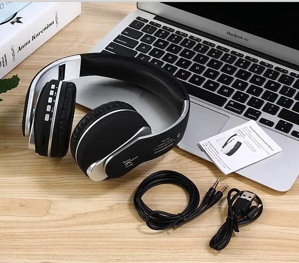 JKR 218B Wireless Bluetooth Headset Headphone Earphone with Mic Support TF Music FM for Mobile (25)