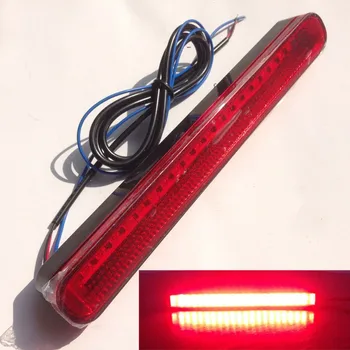 

12v 20 led Red Universal Car Autos Additional Third 3rd Brake warning light flash flasher lamp Led brake Stop strobe rear lights