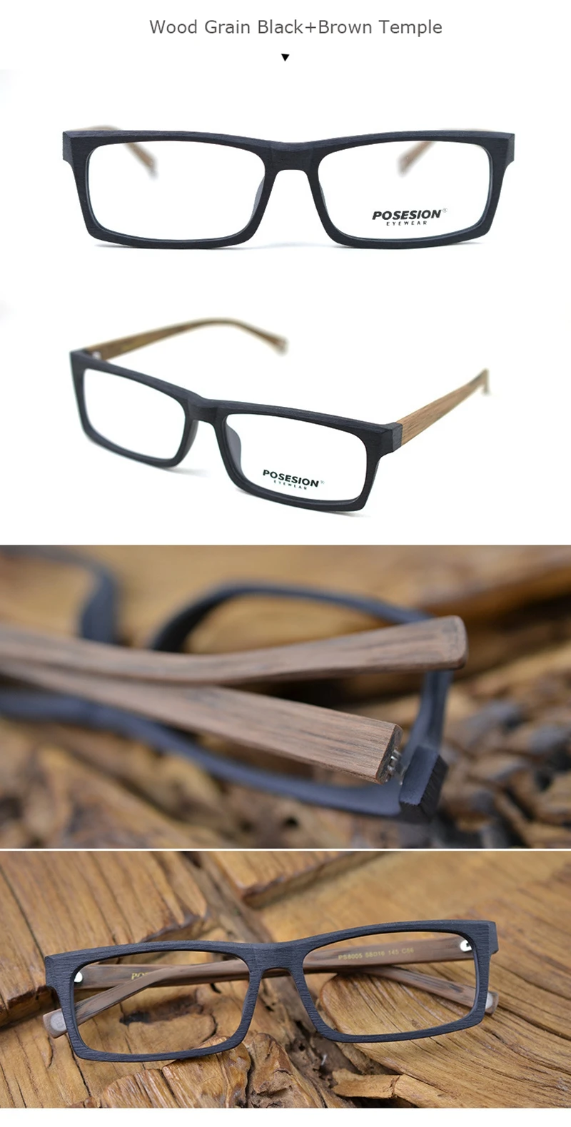 POSESION, оптические очки, оправа для мужчин и женщин, Ретро стиль, компьютерные очки для глаз, оправа для очков, прозрачные линзы, мужские и женские очки PS8005