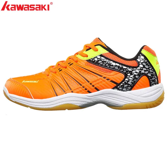 US $29.99 KAWASAKI Brand Professional Green Badminton Shoes Lace Up Sneakers Breathable Men Indoor Court Spor