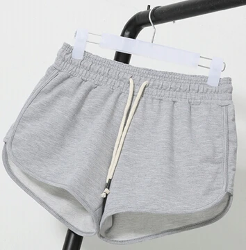 Новые летние хлопковые женские штаны для сна повседневная одежда шорты брюки размера плюс женские пижамы S0146 - Цвет: grey