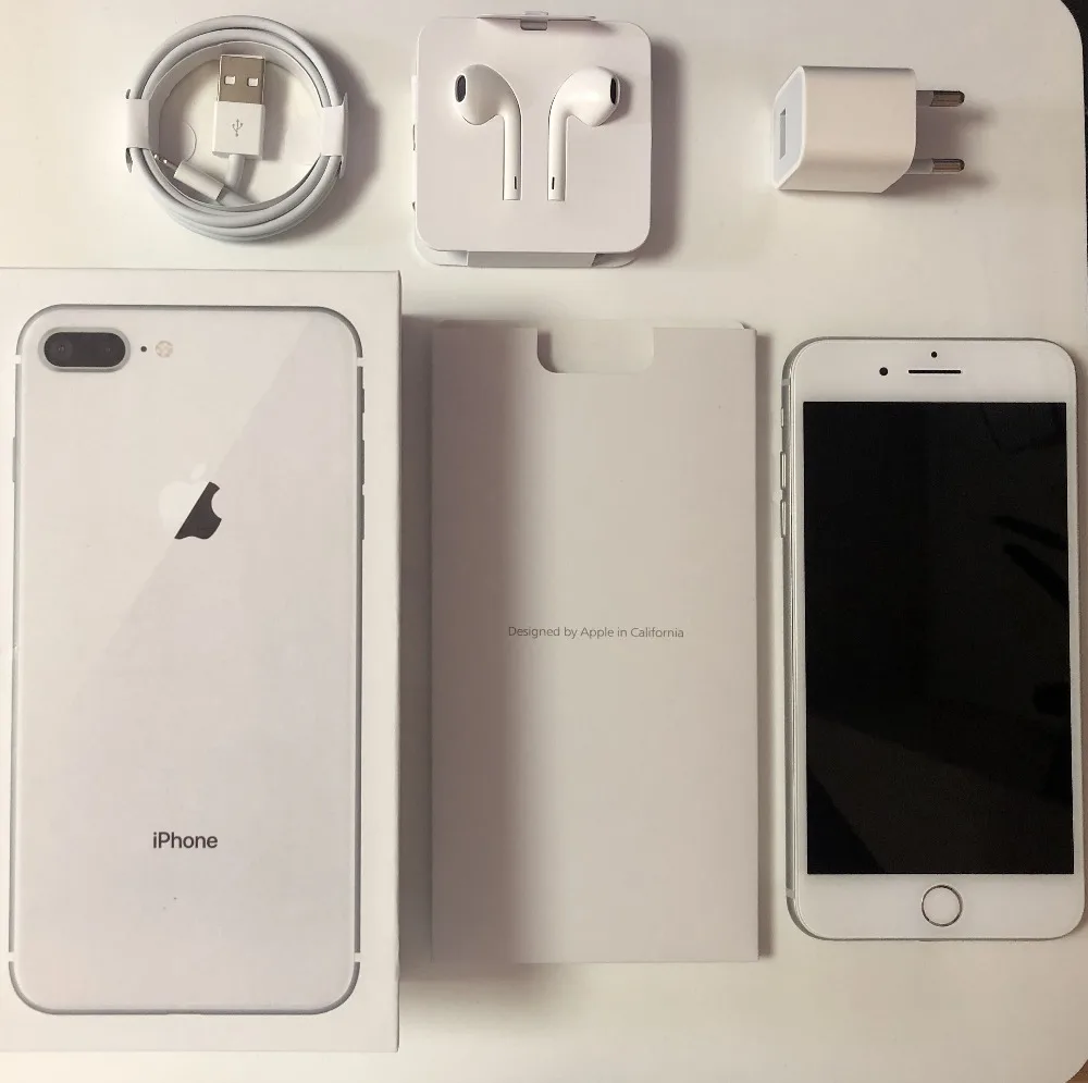 Apple iphone 8 плюс гекса Core iOS 3 GB Оперативная память 64/256 GB Встроенная память 5,5 дюйма телефона 12MP отпечатков пальцев 2691 mAh LTE мобильный телефон