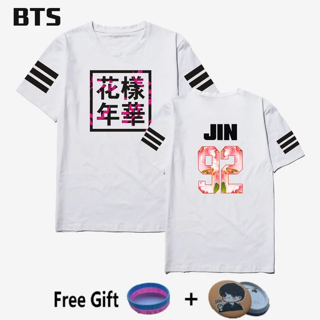 BTS Kpop Bts Bangtan Boys T Shirt Jungkook Streetwear Harajuku Comfortable Women/men Casual Bts Save Me Wings T-shirt Plus Size 3