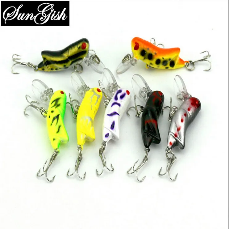 4.12g Cricket Grasshopper Insect Grasshopper Locust Bionic Lure Hard Bait Fishing Lure Kit 7 Colors Fish Lure FA0117
