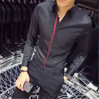 New Arrival Spring/Autumn Men Long Sleeve Dress Shirt Casual Slim Fit Fashion Party Club Shirt S M L XL XXL XXXL 4XL 5XL