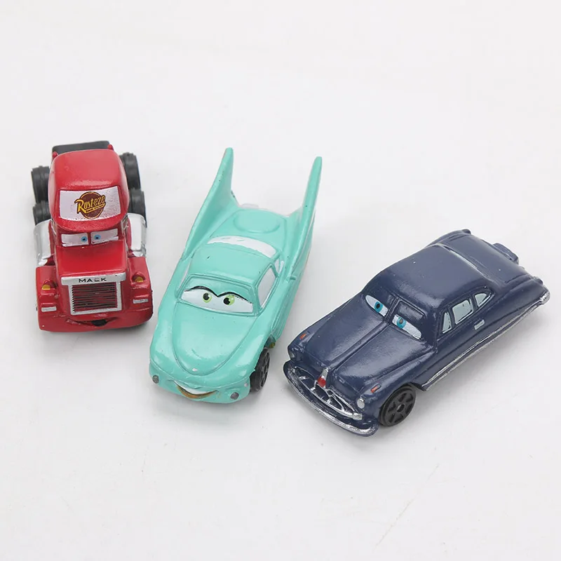 2 7 см 14 шт./лот Disney Pixar Cars 3 игрушка мини Молния Маккуин матер Джексон шторм ПВХ