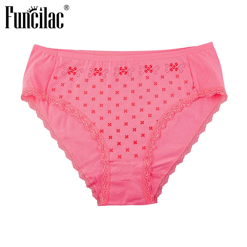 FUNCILAC женское нижнее белье хлопковые бесшовные трусики короткие женские