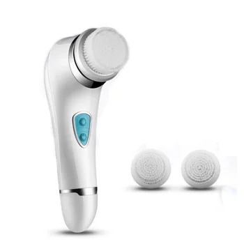 

2 in 1 Electric Facial Cleansing Brush Rotary Pore Face Cleaning Beauty Instrument Machine For Skin Cleaner Battery Power