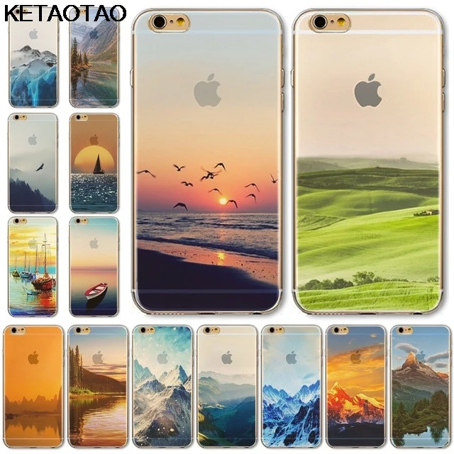 KETAOTAO новые мягкие цветные дизайнерские чехлы для телефонов iPhone 4S 5C 5S 6 6S 7 8 Plus X