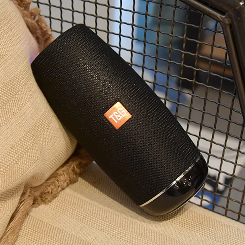 Портативная беспроводная bluetooth колонка мощный сабвуфер водонепроницаемая