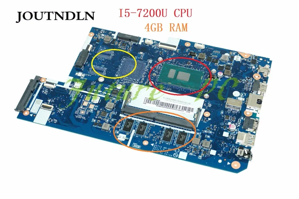 JOUTNDLN для lenovo IDEAPAD 110 17IKB 80VK Материнская плата ноутбука 5B20M40825 DDR4 DG710 NM B031 W/I5 7200U