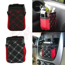 Автомобильное заднее сиденье сторона аккуратная Сетчатая Сумка Для Хранения Чехол держатель Органайзер Pounch для телефона