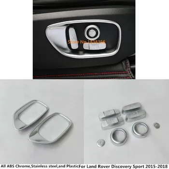 

For Land Rover Discovery Sport 2015 2016 2017 2018 2019 Car Detector ABS Chrome Seat Adjustment Knob Button Switch Trim Stick