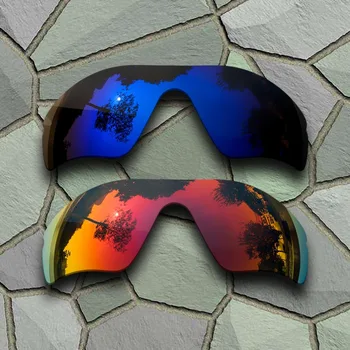 

Violet Blue&Violet Red Sunglasses Polarized Replacement Lenses for Oakley Radar Path