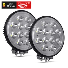 WINING 9inch 120W LED Work Light Offroad LED Light Bar 12V 24V Spot Flood For 4WD 4x4 Truck Trailer SUV Boat ATV