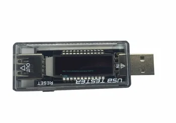 

KWS-V21 USB voltage and current meter power capacity/mobile power test detector battery capacity tester 10PCS.Free shipping