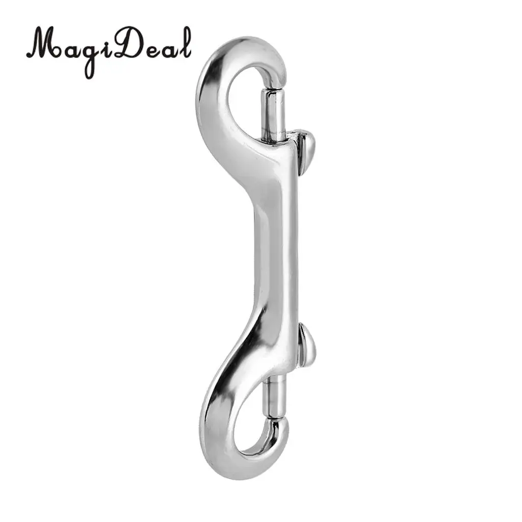 Multi-Functional Pro Scuba Boat Marine Grade Clip Stainless Steel Double Ended Bolt Snap 65-115mm Climbing Accessories