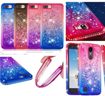 

Gradient Quicksand Soft TPU Case For LG X Power 3 V40 K8 2018 Stylo 4 Google Pixel 3 XL Luxury Metallic Chromed Cover Skin 40PCS