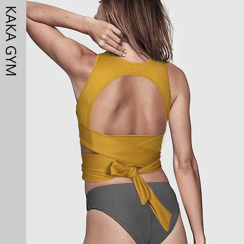 

Women Yoga Underwear bra Sports Bra Running Shockproof yellow Bra Women Gym Sport bra Crop Top Gym Vest Exercise