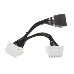 16 pin OBD2 OBD 2 OBDii Splitter кабель-удлинитель один мужчина в двух женщин Y КАБЕЛЬ ДЛЯ ELM327