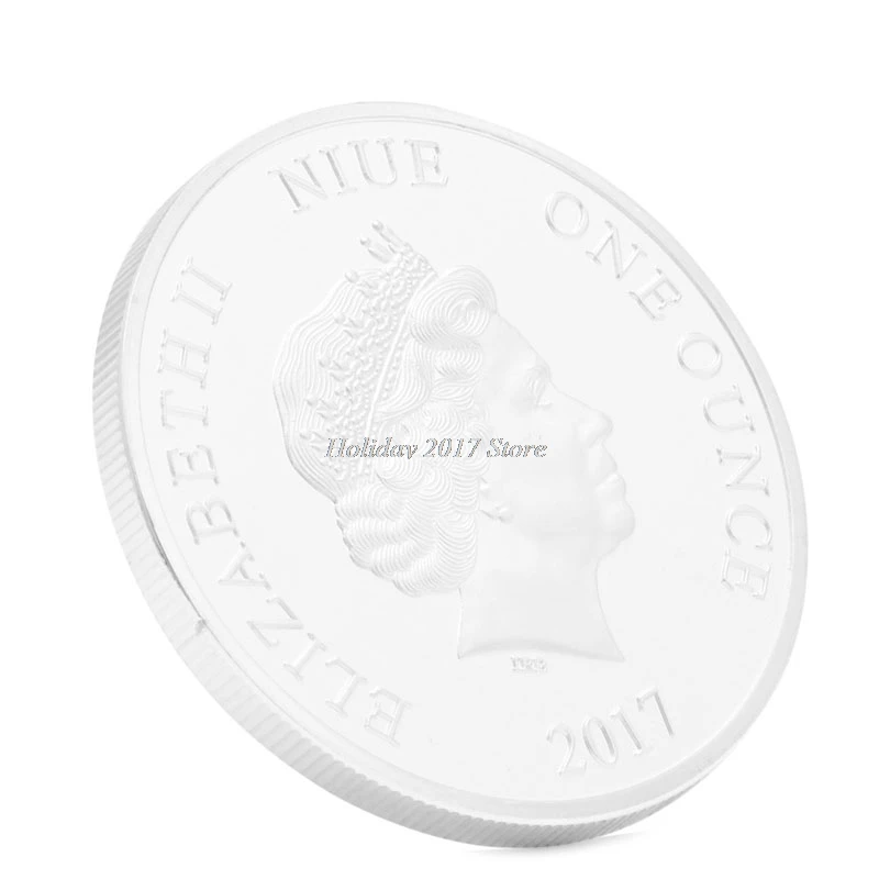 Год петуха елизания II 1oz памятные монеты золото-2F