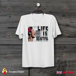 Banksy Life Красивая Женская винтажная идеальная Подарочная футболка унисекс B527