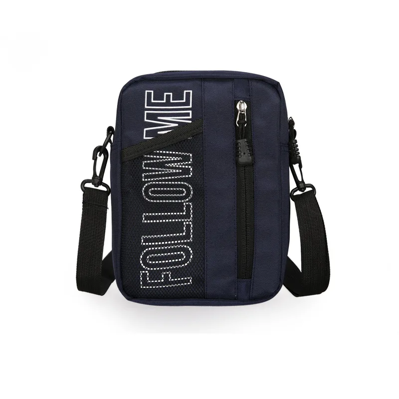 Youda Повседневная простая женская сумка на плечо в гонконгском стиле, сумки-мессенджеры, одноцветная посылка, модная дорожная сумка для мобильного телефона - Цвет: Синий