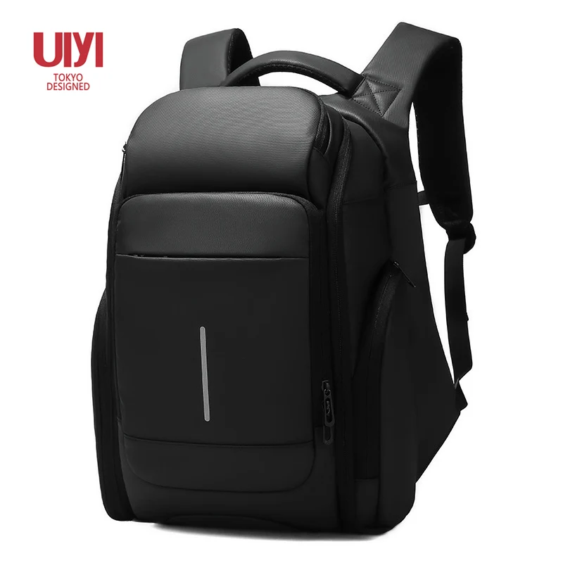 

New business men's backpack PVC multi-function fashion personality waterproof outdoor white take commuter