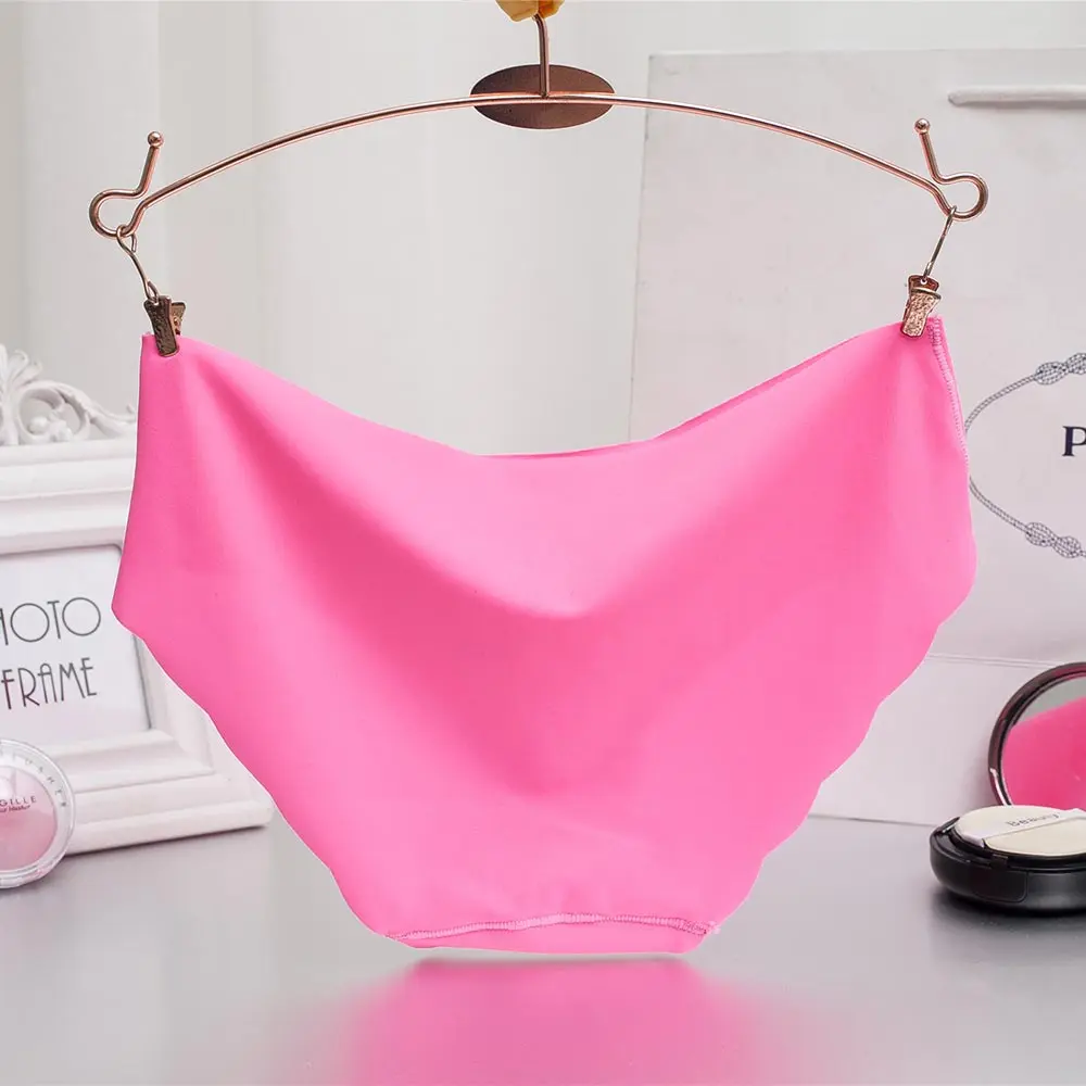 Femmes culottes sous-vêtements Ultra-mince Viscose sans couture slips pour le confort des femmes taille basse volants Sexy Lingerie été nouveau chaud 4 Femmes culottes sous-vêtements Ultra-mince Viscose sans couture slips pour le confort des femmes taille basse volants Sexy Lingerie été nouveau chaud 4