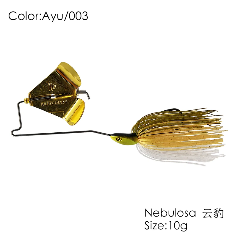 Elitelure Nebulosa 3/8 унций 10 г топвотер Buzzbait Базз силиконовая юбка рыболовные приманки втопор блесны приманки для ловли басов - Цвет: Color 2