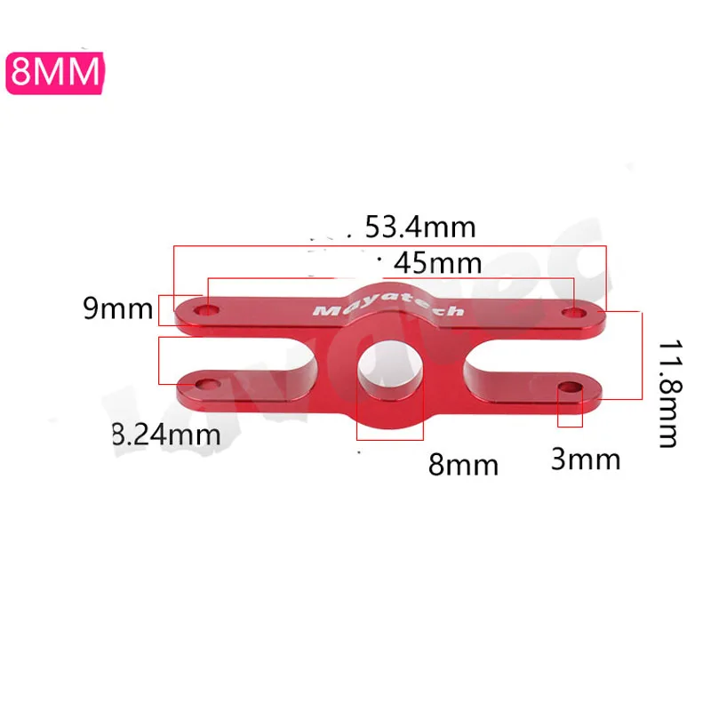 M5/6 10-16 дюймов складной пропеллер зажим 5 мм 6 мм 8 мм Mayatech зажим удерживающий адаптер f FPV фиксированное крыло планерный самолет