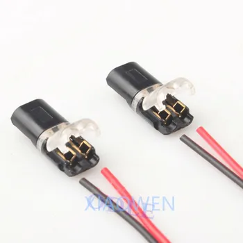 

2p 20pcs Spring Connector wire for led stripwith no welding no screws Quick Connector cable clamp Terminal Block 2 Way Easy Fit