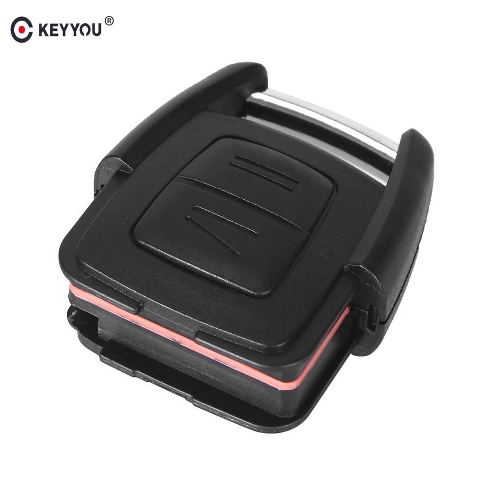 KEYYOU дистанционный Автомобильный ключ оболочка для Vauxhall Opel Astra Zafira Omega Vectra 2 кнопки