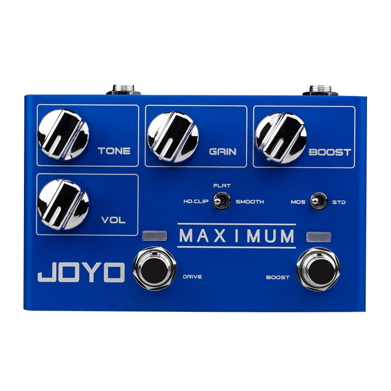 

JOYO R-05 MAXIMUM Guitar Effects Pedal Dual Channel Overdrive Sound High Ultra Long Sustained Electric Guitar Monoblock Effect