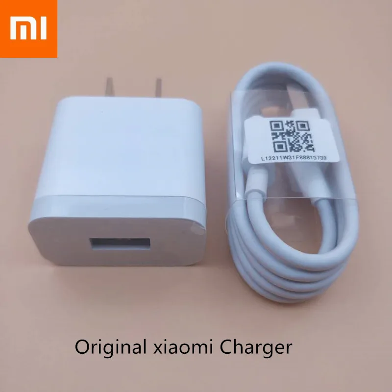 Xiaomi redmi s2 зарядное устройство 5В/2а адаптер питания Зарядка Micro usb кабель для redmi 5 plus 5a 6a 4a 4x note 6 5 pro a2 lite - Цвет: Cable and Charger